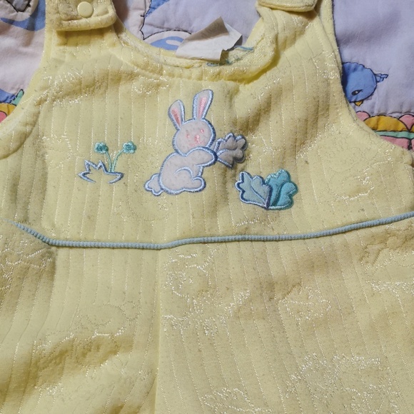 Vintage 18 mos yellow bunny onesie - Picture 2 of 4